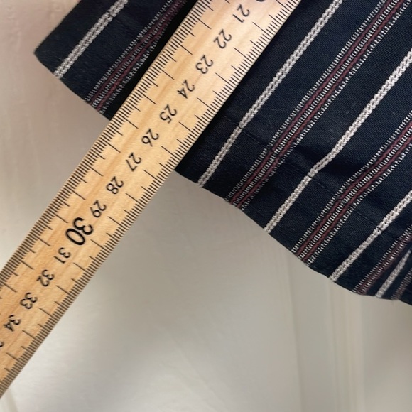 Harley-Davidson - Y2K Vertical Striped Short Sleeve Button Down - Black - L - Picture 9 of 10